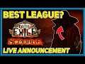 The Most HYPE I've Been for a new league ~ LIVE ANNOUNCEMENT REACTION Scourge League 3.16