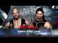 WWE 2K16 Stone Cold Steve Austin VS Seth Rollins 1 VS 1 Steel Cage Match