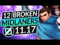 12 BEST MID LANE Champions to MAIN and RANK UP in 11.17 - Tips for Season 11 - LoL Guide