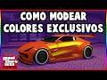 COMO MODEAR COLORES Y PINTURAS EXCLUSIVAS EN GTA V ONLINE - MATE NACARAD, 4D - PS4, PS5, XBOX, PC
