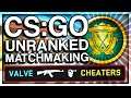 CS:GO UNRANKED MATCHMAKING UPDATE (CHEATERS GONE?)