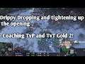 Drippy Dropping and tightening up the opening - Coaching TvP and TvT Gold 2!
