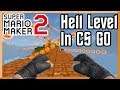 HELL LEVEL Mario Maker 2 in CS GO Mod | Super Leet Bros 1-1