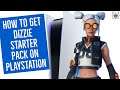 How to get new DIZZIES DOMAIN starter pack on PlayStation! NEW Starter pack not in item shop GLITCH!