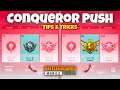 HOW TO PUSH CONQUEROR IN BATTLEGROUNDS MOBILE INDIAš„BGMI TIPS & TRICKS SAMSUNG A3,A4,A5,A6,A7,A8,A9