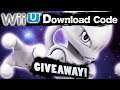 I'm Crazy for This but I'm GIVING AWAY MY MEWTWO WiiU EARLY DOWNLOAD CODE!
