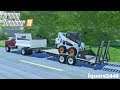 Installing Patio! | New Bobcat & Dump Truck | Landscaping | Farming Simulator 19