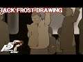 Jack Frost drawing in loading screen - Persona 5 Royal