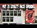 MUT 20 LOYALTY PACK OPENING! CRAZY 84 OVERALL PULL! | MADDEN 20 ULTIMATE TEAM