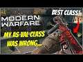 My AS VAL Class Setup Was Wrong... Best AS VAL Class Setup in Modern Warfare!
