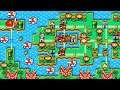 Super Mario Bros 3 HD REMAKE 100% FROG SUIT ONLY: World 4 Part 2 (Amazing NEW Graphics)