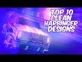 TOP 10 CLEAN HARBINGER DESIGNS OF ALL TIME!! (Rocket League Car Designs)