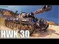 Как играют ТОП статисты на НОВОМ ПРЕМ ТАНКЕ ✅ World of Tanks HWK 30 лучший бой