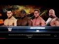 WWE 2K20 Big Show VS Carrillo,Ziggler,Lashley Fatal 4-Way Tables Elimination Match WWE 24/7 Title