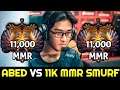 11K MMR vs 11K MMR Intense Game — ABED vs EPILEPTICK1D