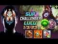 Challenger Lulu Support vs Rakan - 챌린저 서폿 룰루 템트리 룬 슈렐 수호자 ルル Лулу 仙灵女巫 露璐 - LOL KR 11.16