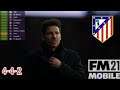 Diego Simeone Tactic Atletico Madrid | Football Manager 2021 Mobile