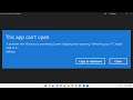 Fix Snipping Tool Error A Problem With Windows Is Preventing Screen Snipping From Opening Windows 11