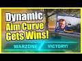 Getting my FIRST WIN using DYNAMIC AIM Response Curve in Call of Duty Warzone (Controller Settings)
