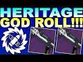 GO FARM These Heritage Shotgun God Rolls! | Destiny 2