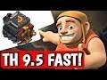 HOW TO CREATE TH9.5 FAST & BETTER IN CLASH OF CLANS