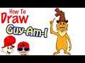 How to Draw Guy-Am-I from Green Eggs and Ham