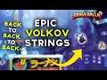 INSANE 3 IN A ROW VOLKOV STRINGS - Brawlhalla twitch highlights #6 (Strings, 0 to death..)