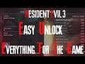Resident Evil 3 Remake - How To Get Godmode/Invincible & Unlock All, Make Inferno Easy For RE3