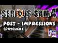 Serious Damage Control | Serious Sam 4 | Patched Impression Review
