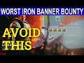 WORST Iron Banner Bounty Ever- Is It Bugged or Intentional? (Destiny 2 Season 15)