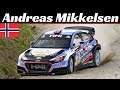 Andreas Mikkelsen, Norge Rally Champion Show at San Marino Rally Legend with Hyundai i20 WRC