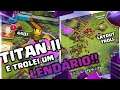 CHEGUEI NA TITAN II E TROLEI UM LENDÁRIO!! | Clash Of Clans