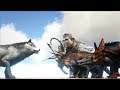 Direwolf VS ARK Creatures (Raptor, Kapro, Trike, Enforcer...) | Cantex