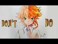 DON'T VS DO How to color anime girl ( EMMA ) THE PROMISED NEVERLAND DRAWING