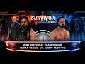 Drew McIntyre vs Roman Reigns - WWE & Universal Championship Match- WWE2K20-Gameplay