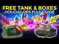 Free Tank, Boxes, Bonuses, Chuck Norris - Holiday Ops 2021 Guide | World of Tanks Holiday Ops 2021