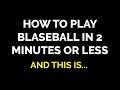 How to play Blaseball in under 2 Minutes