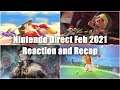 Nintendo Direct Reaction & Recap - Skyward Sword HD, Splatoon 3, Pyra, Mario Golf (February 2021)