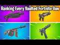 RANKING ALL VAULTED FORTNITE GUNS FROM WORST TO BEST!