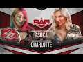 RAW: Charlotte Flair Vs Asuka #RAW #WWE #WWE2K20