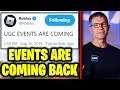 ROBLOX EVENTS ARE COMING BACK! (Roblox UGC Developer Events)