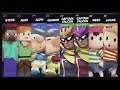 Super Smash Bros Ultimate Amiibo Fights – Steve & Co #85 Minecraft v Pikmin v F Zero v Mother