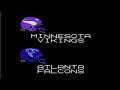 Tecmo Super Bowl (NES) (Season Mode) Week #2: Vikings @ Falcons