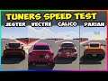 Vectre vs Calico GTF vs Jester RR vs Pariah - Tuners Speed Test - GTA 5 Online