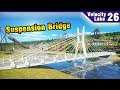 Velocity Lake (ep. 26) -  MODERN SUSPENSION BRIDGE TIME! | Planet Coaster