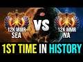 Who's the best 12K MMR? - SEA vs NA - First Time in History!