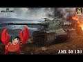 World of Tanks - AMX 50 120 на стоке | Ветка Французских тяжей (Идём к AMX 50B )