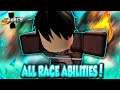 ALL RACE ABILITIES SHOWCASE IN RO-FORCE! | ROBLOX | FIREFORCE