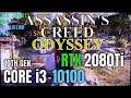 Assassin's Creed Odyssey Intel i3-10100 with RTX 2080Ti FPS Benchmark Test 1080p and 4K
