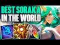 BEST SORAKA PLAYER IN THE WORLD! | CHALLENGER SORAKA SUPPORT GAMEPLAY | Patch 11.18 S11